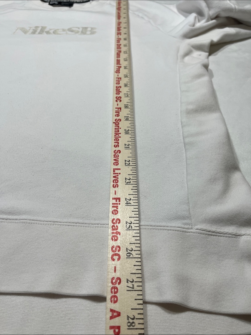 Nike SB Skateboarding White Crewneck Sweatshirt Embroidered Logo XL SKU 0103‎ - Picture 8 of 8